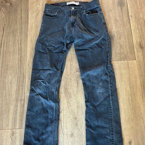 Levi's Mens 514 Slim Straight in Washed Black 30x32